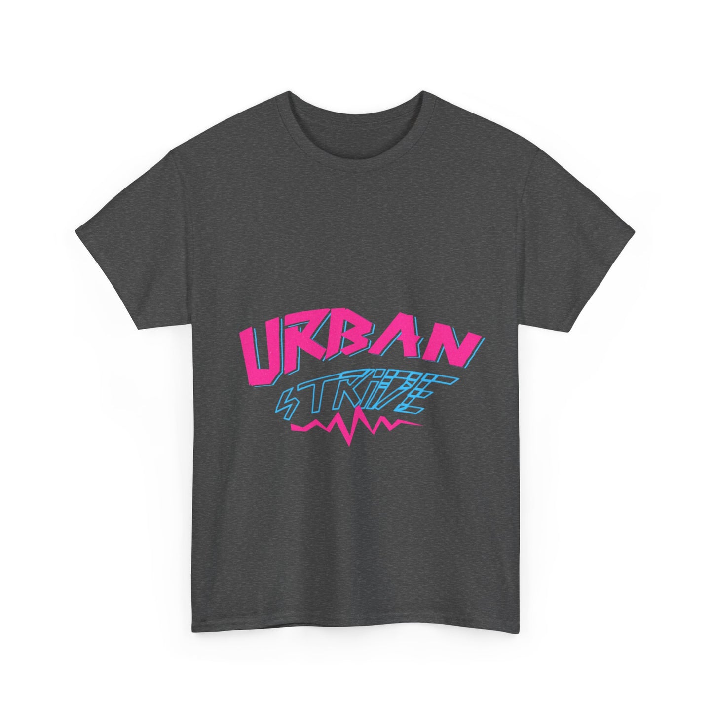 T-shirt con scritta "UrbanStride Neon Pulse"