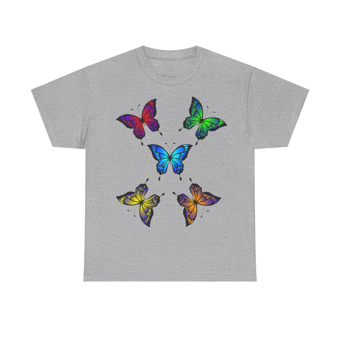 T-shirt con scritta "UrbanStride Butterfly Vibes