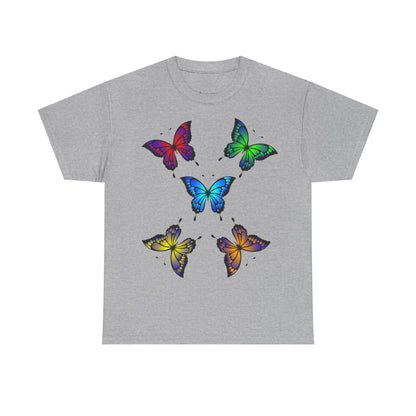 T-shirt con scritta "UrbanStride Butterfly Vibes