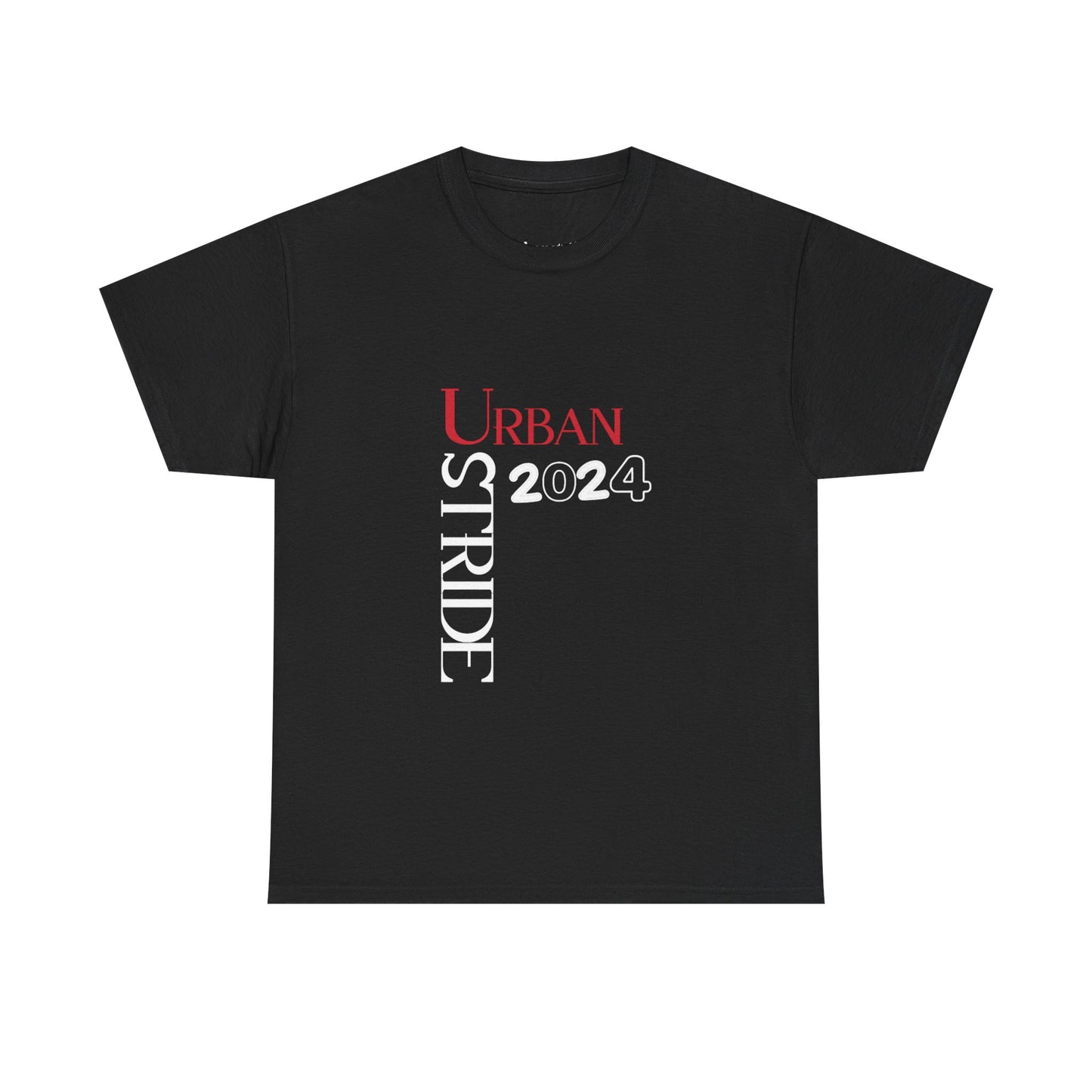 T-shirt con scritta "Urbanstride" red & black