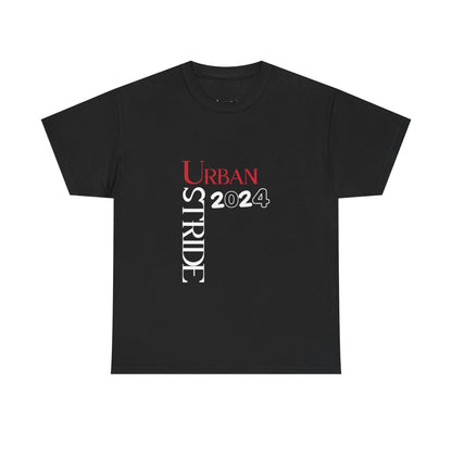 T-shirt con scritta "Urbanstride" red & black