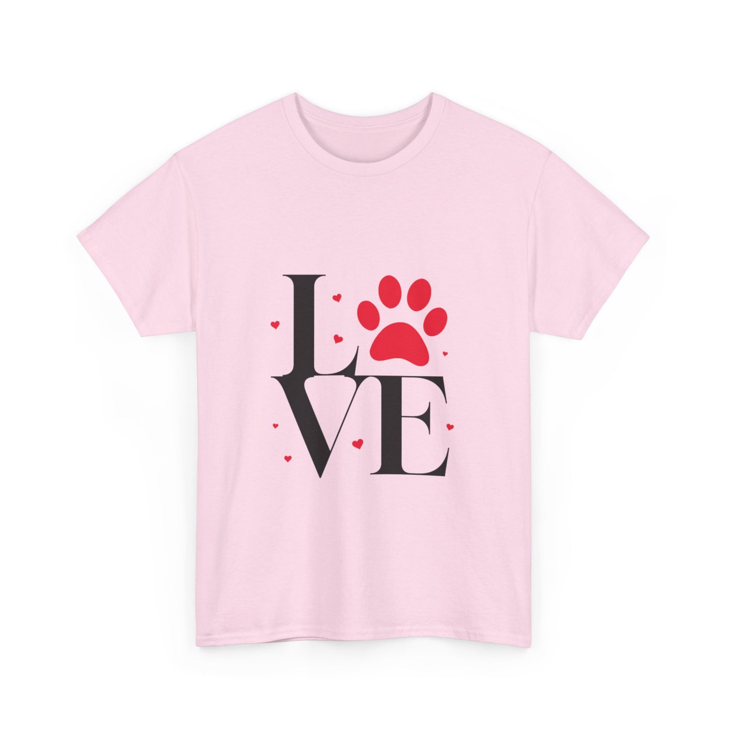 T-shirt con scritta "Love"