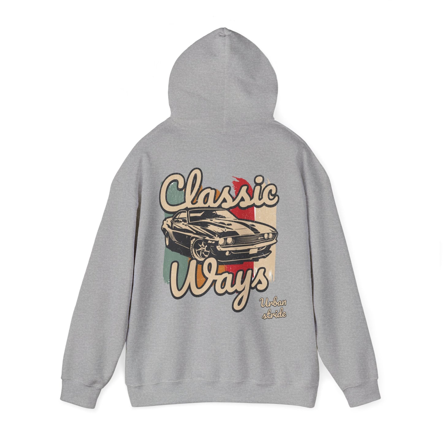 Felpa con scritta "Classic ways"