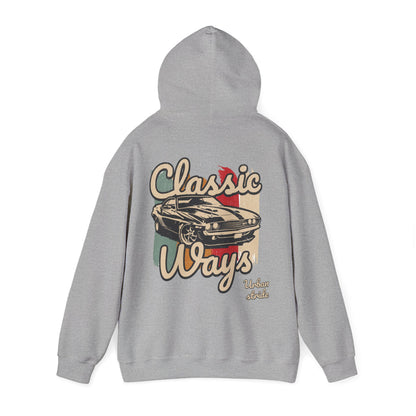 Felpa con scritta "Classic ways"