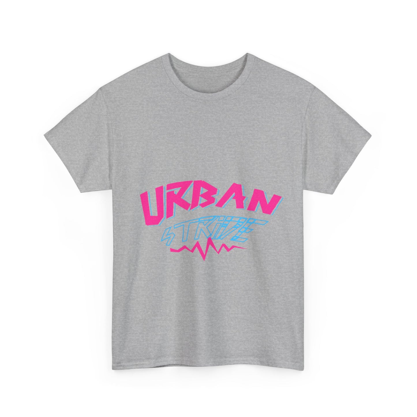 T-shirt con scritta "UrbanStride Neon Pulse"
