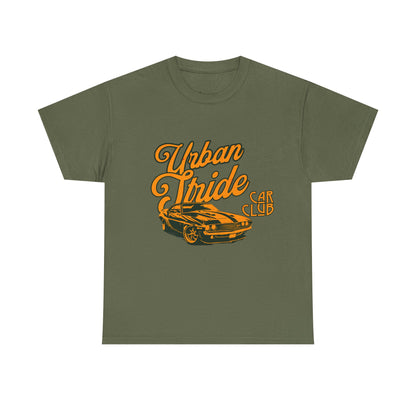T-shirt con scritta "Urbanstride car club"