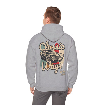 Felpa con scritta "Classic ways"