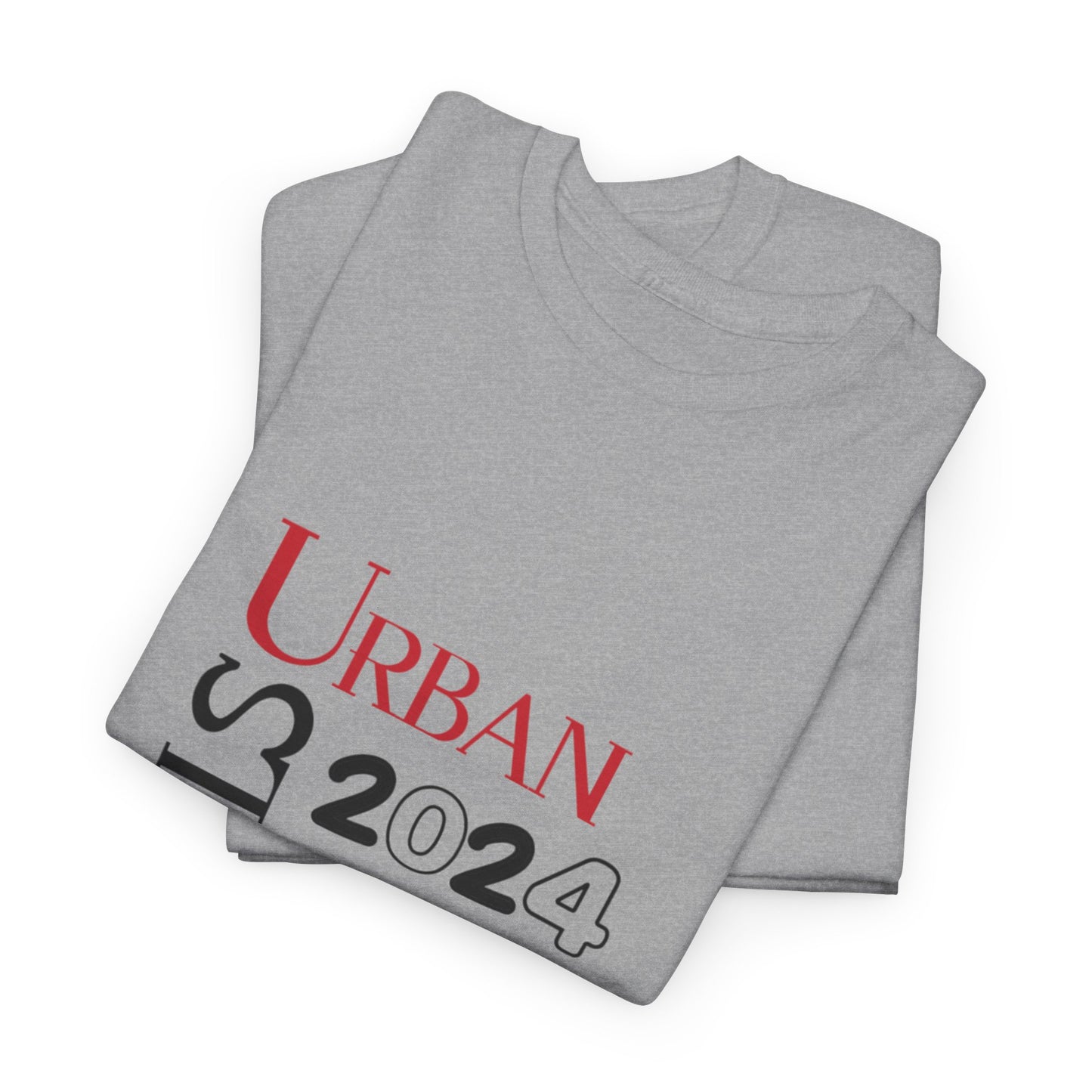 T-shirt con scritta "Urbanstride" red & black