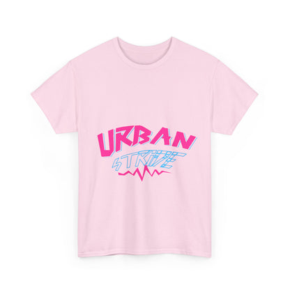 T-shirt con scritta "UrbanStride Neon Pulse"