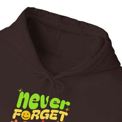 Felpa con scritta "Never forget about your passion"