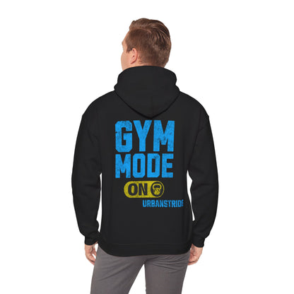 Felpa con scritta "Gym mode on"