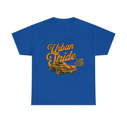 T-shirt con scritta "Urbanstride car club"