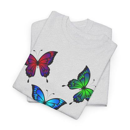 T-shirt con scritta "UrbanStride Butterfly Vibes