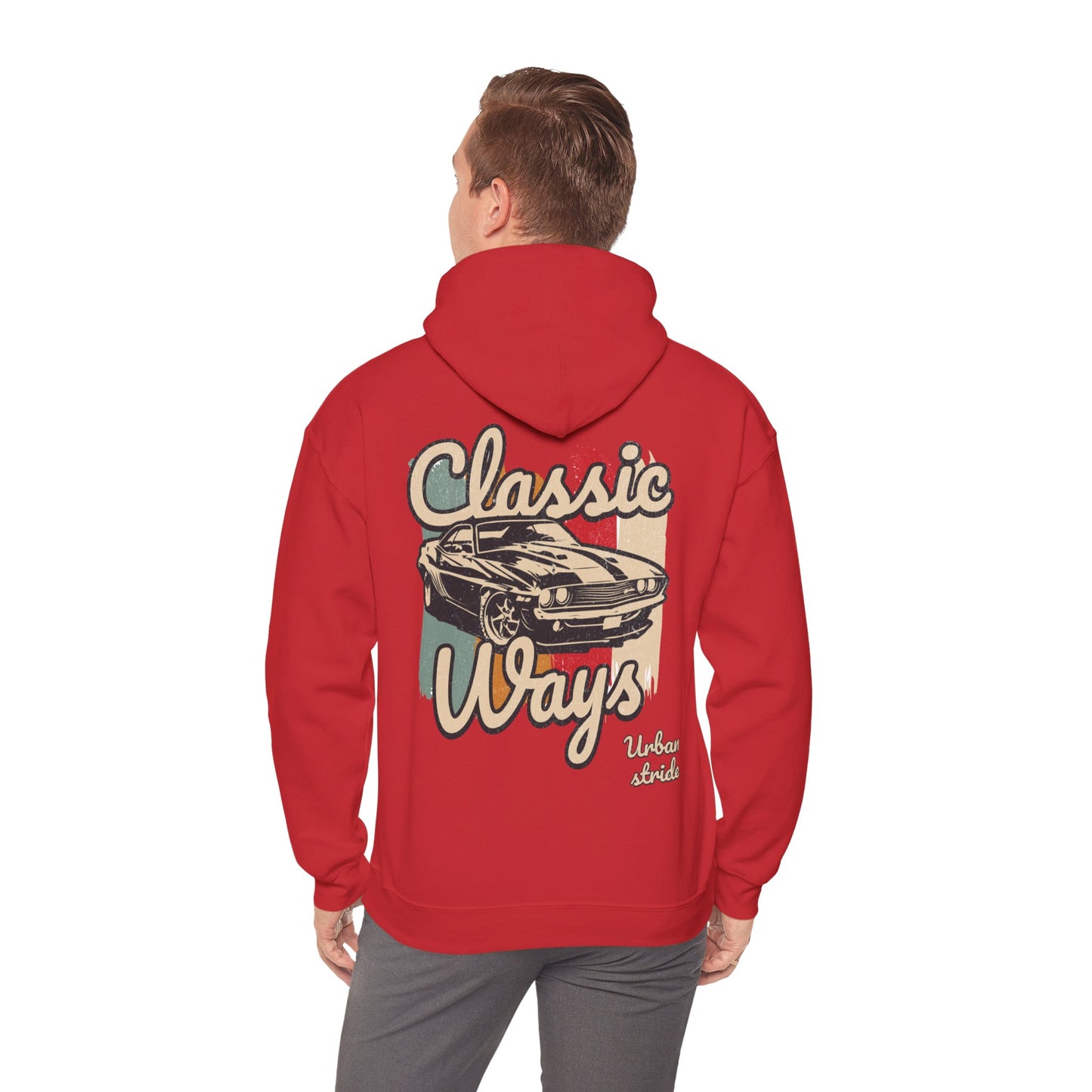 Felpa con scritta "Classic ways"