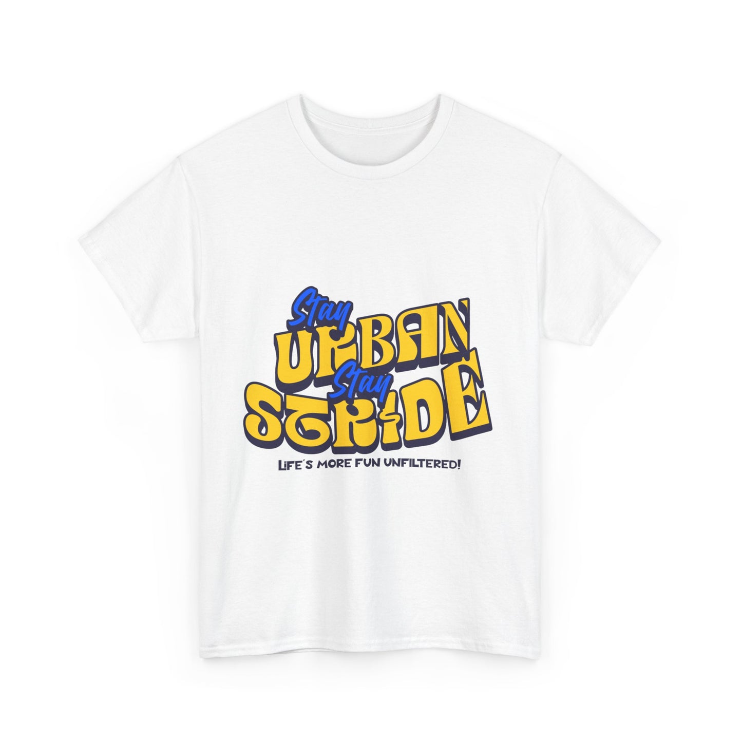 T-shirt con scritta  Stay urban Stay stride
