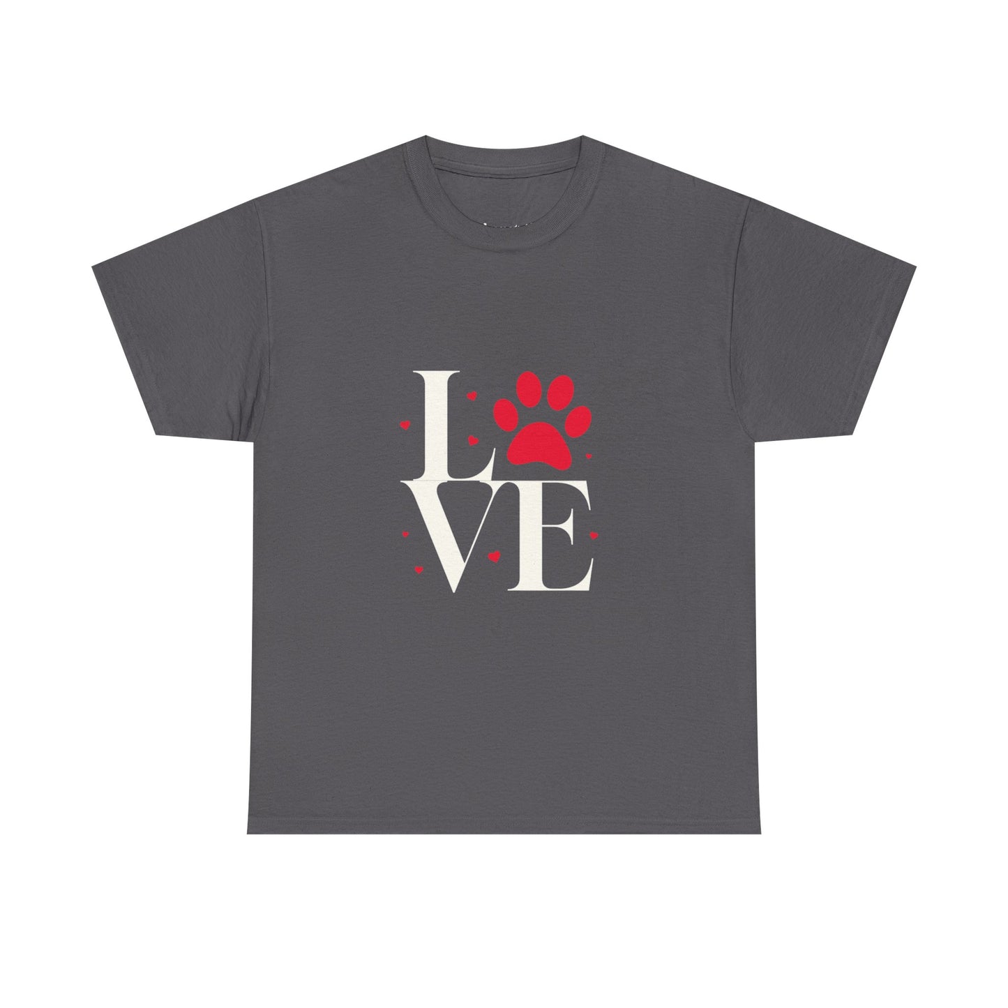 T-shirt con scritta "Love"
