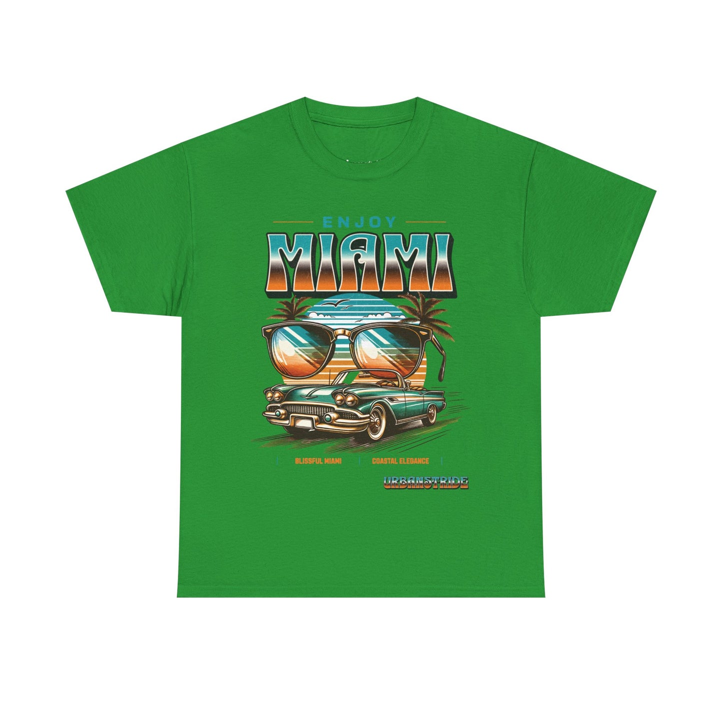 T-shirt con scritta" Enjoy Miami "