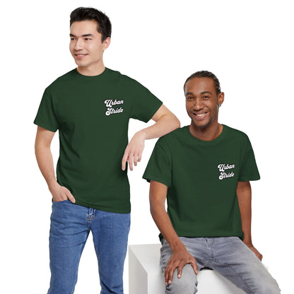 T-shirt con scritta "urbanstride " stile firma