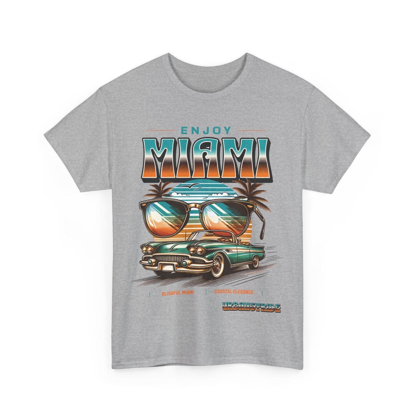 T-shirt con scritta" Enjoy Miami "