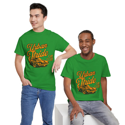 T-shirt con scritta "Urbanstride car club"