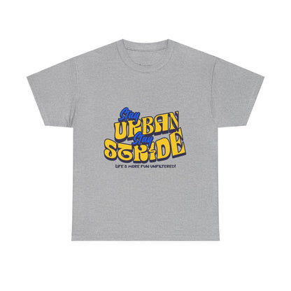 T-shirt con scritta  Stay urban Stay stride