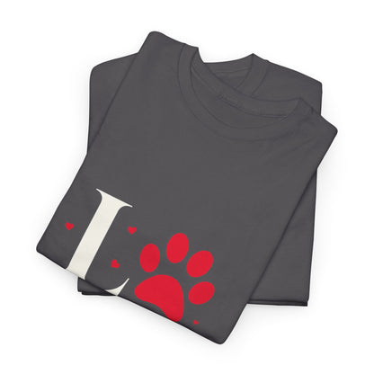 T-shirt con scritta "Love"