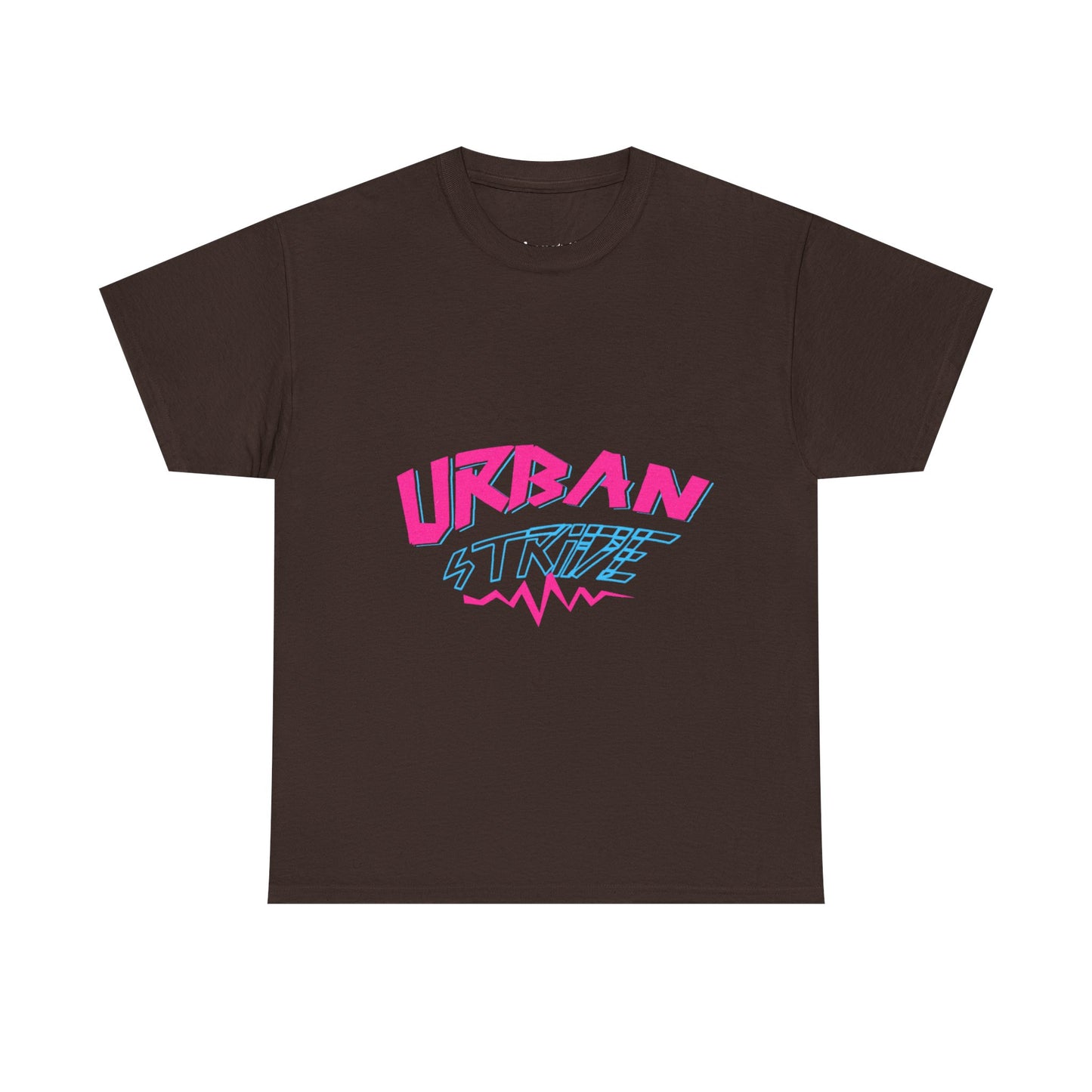 T-shirt con scritta "UrbanStride Neon Pulse"