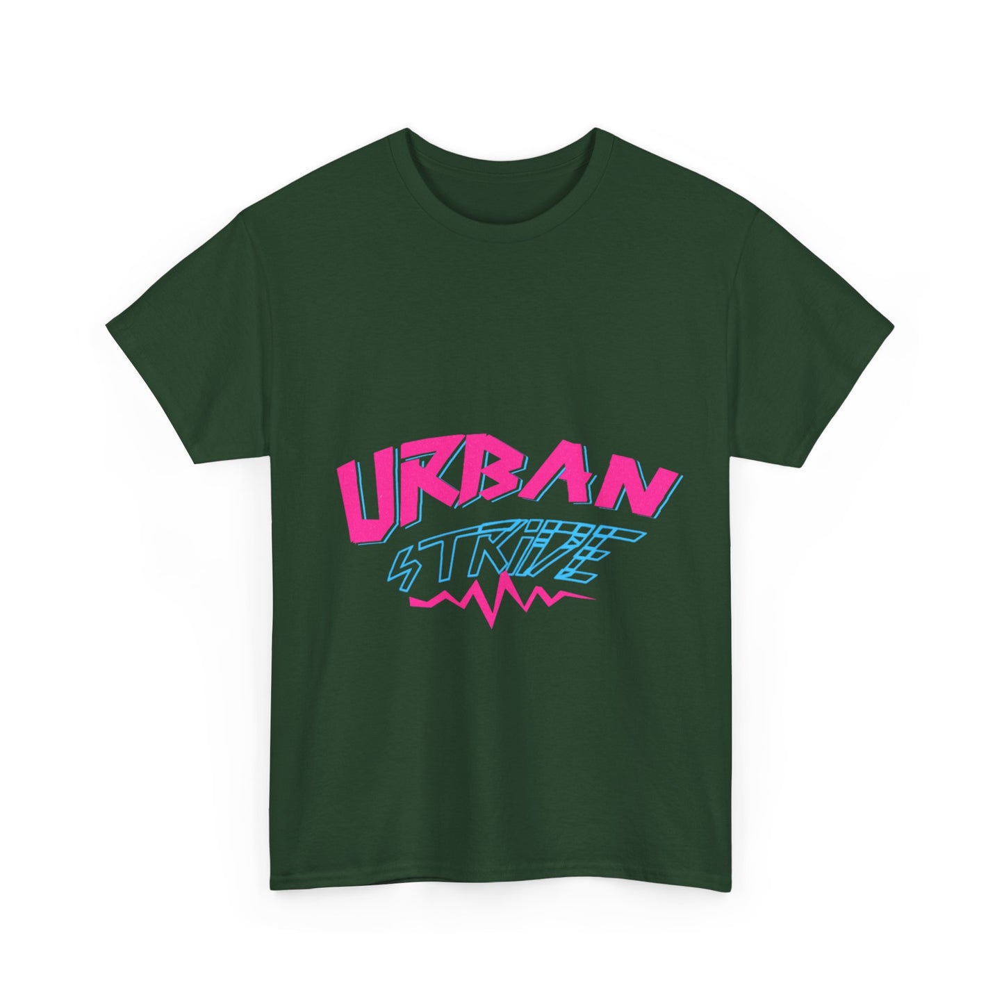 T-shirt con scritta "UrbanStride Neon Pulse"