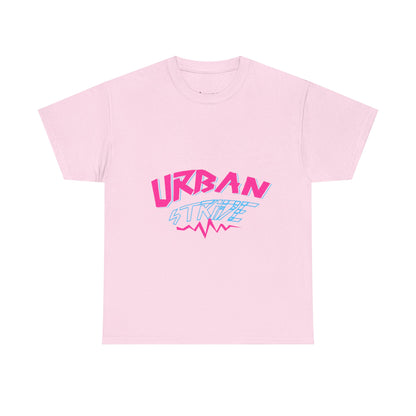 T-shirt con scritta "UrbanStride Neon Pulse"