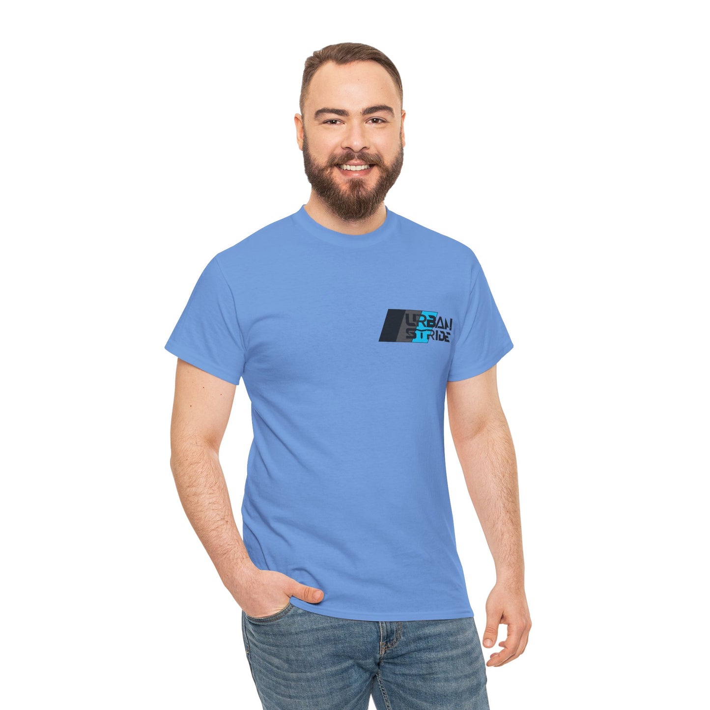 T-shirt con scritta "urbanstride " stile sportivo