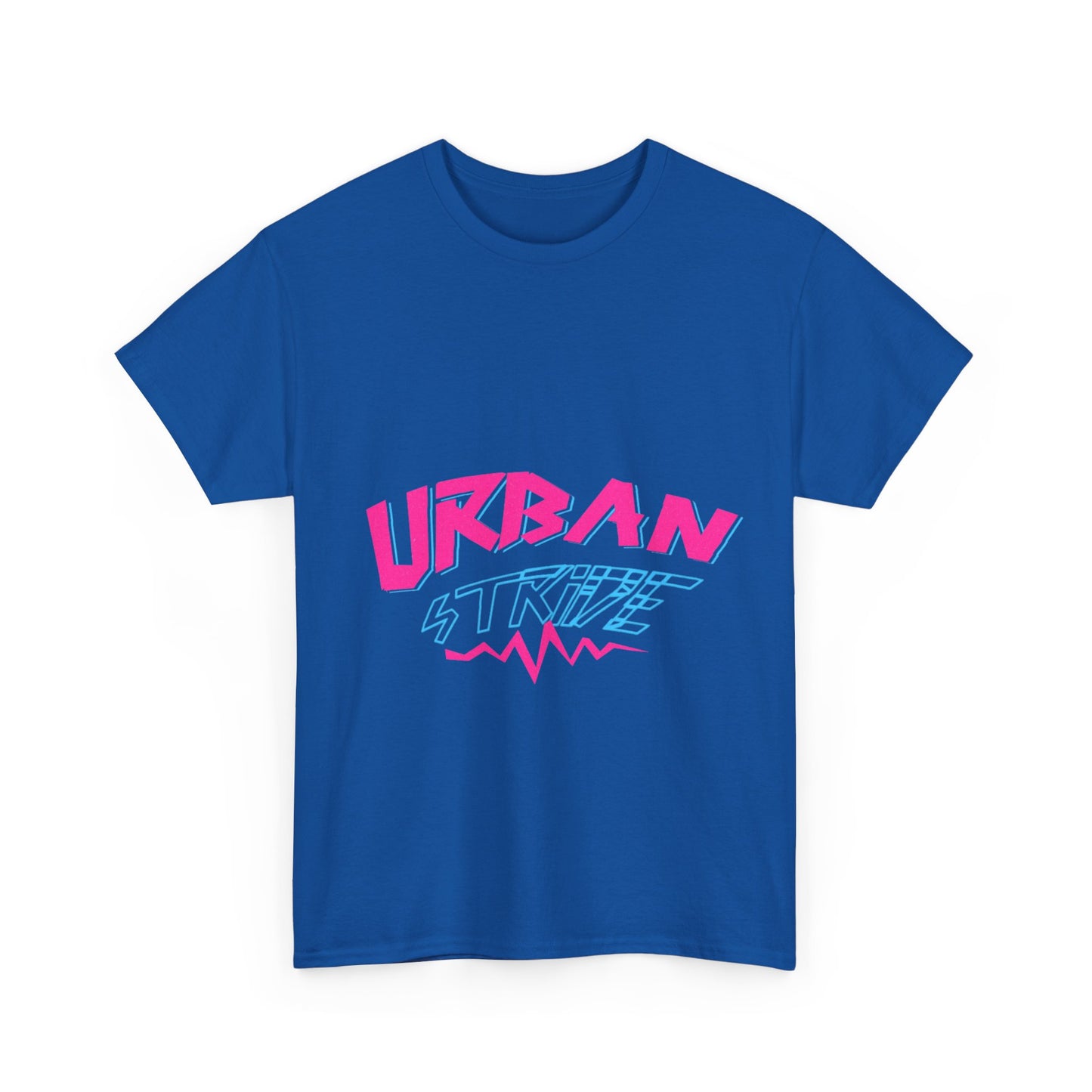 T-shirt con scritta "UrbanStride Neon Pulse"