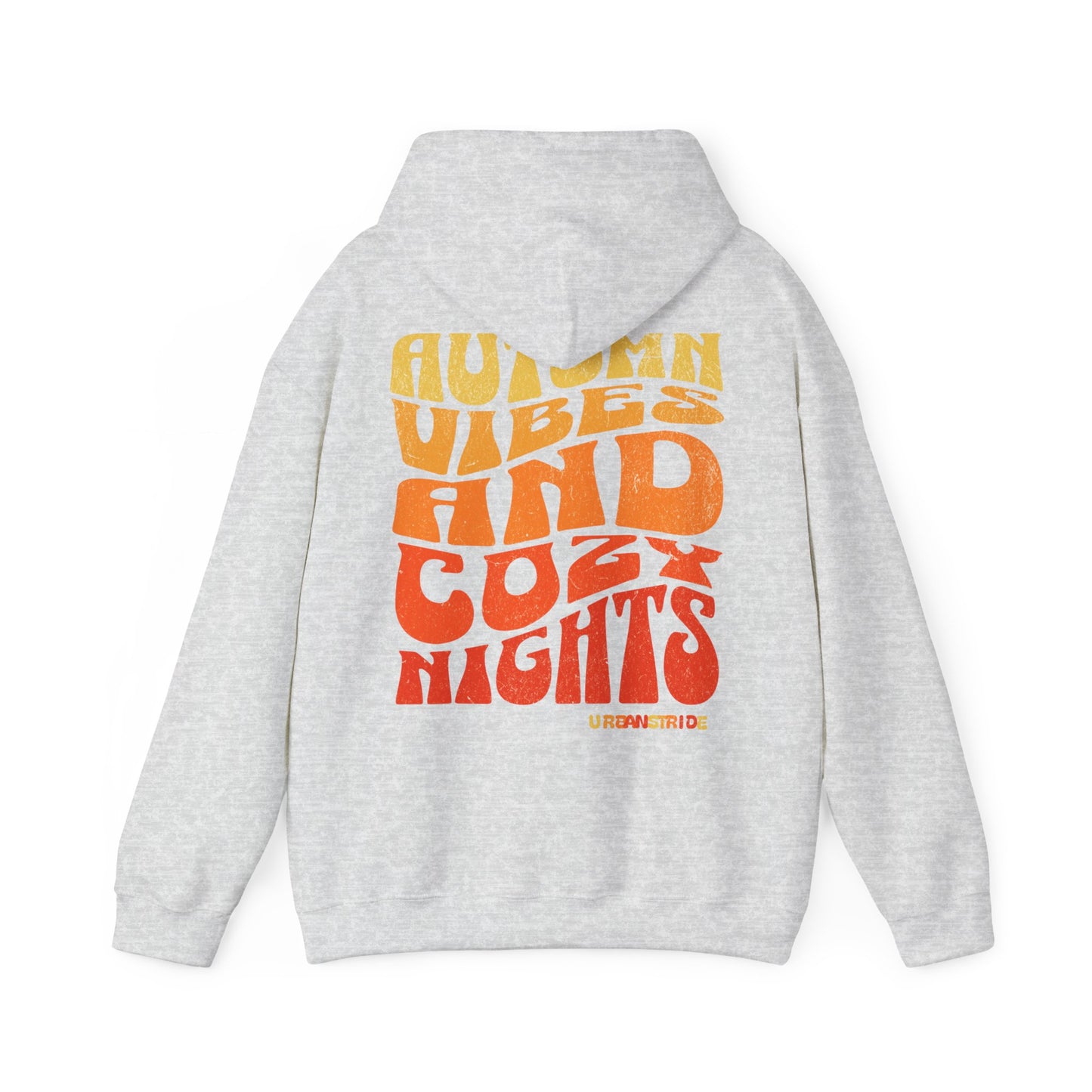 Felpa con scritta "Autumn vibes and cozy nights"