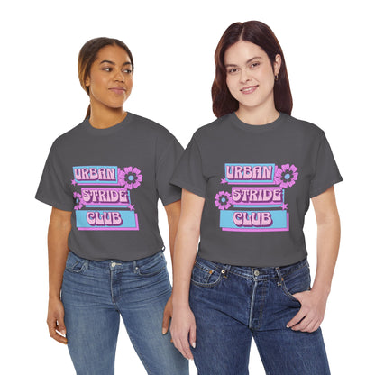T-shirt con scritta "Urbanstride club"