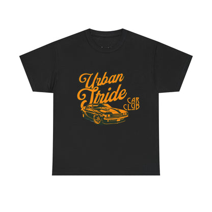 T-shirt con scritta "Urbanstride car club"
