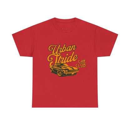 T-shirt con scritta "Urbanstride car club"