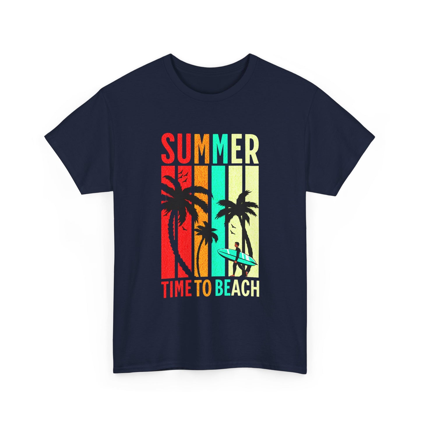T-shirt con scritta " Summer time to the beach "