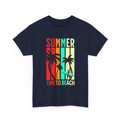 T-shirt con scritta " Summer time to the beach "