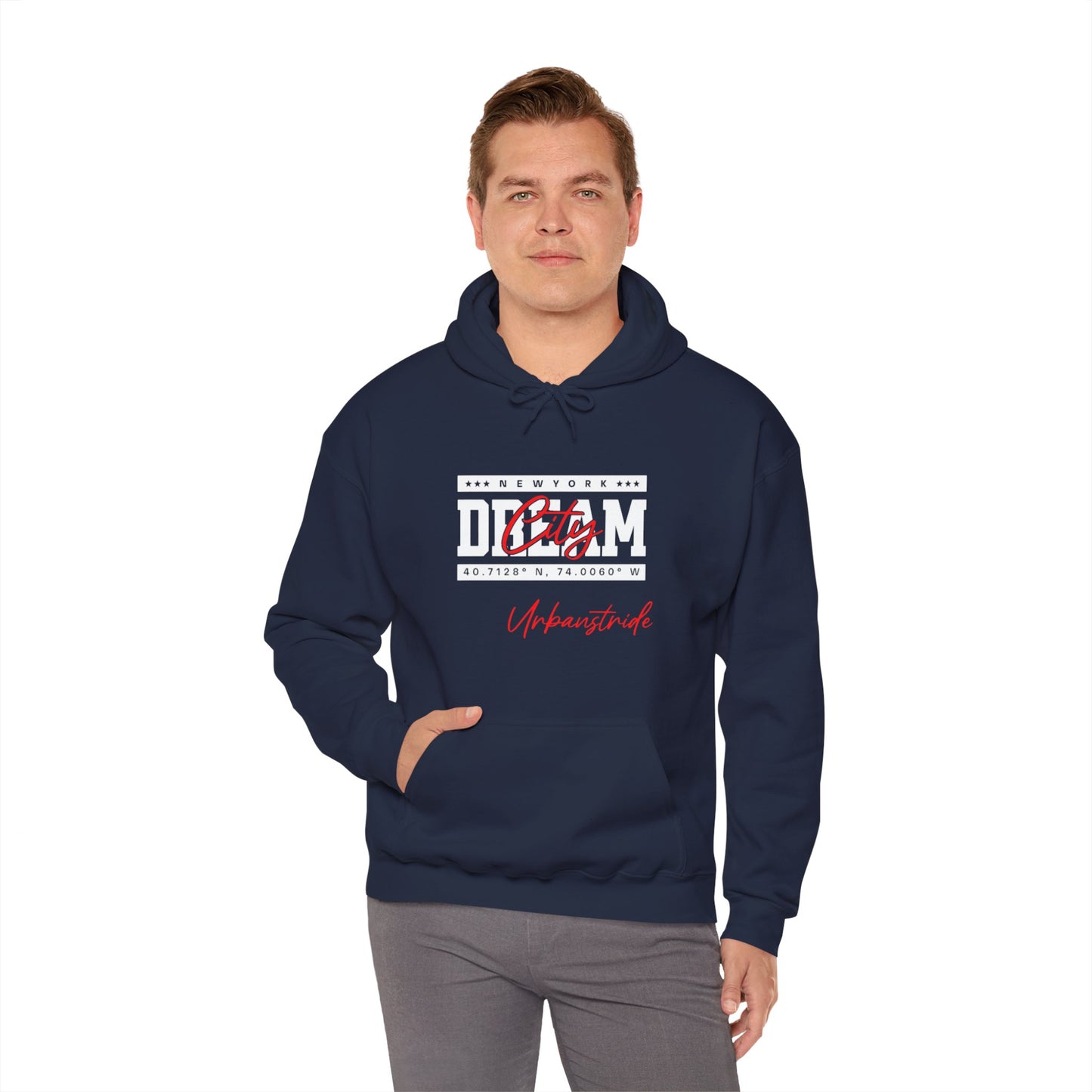 Felpa con scritta "NewYork dream city"