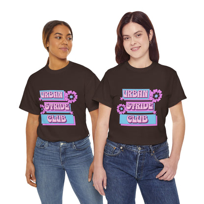 T-shirt con scritta "Urbanstride club"