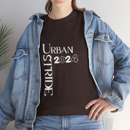 T-shirt con scritta "Urbanstride" red & black