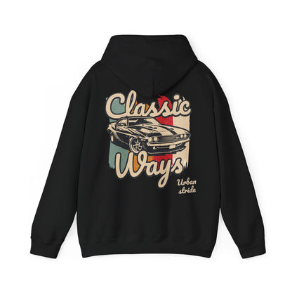 Felpa con scritta "Classic ways"