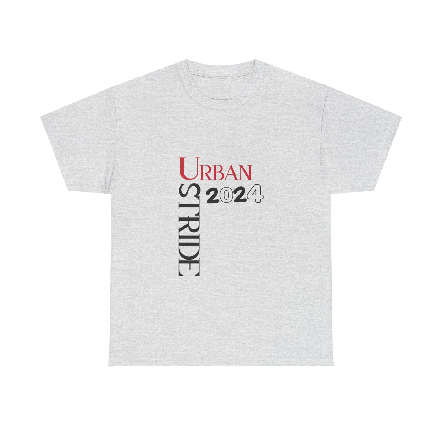 T-shirt con scritta "Urbanstride" red & black