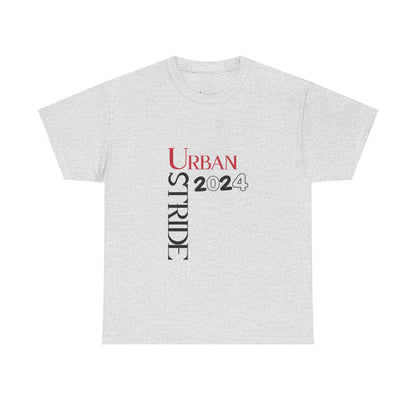 T-shirt con scritta "Urbanstride" red & black