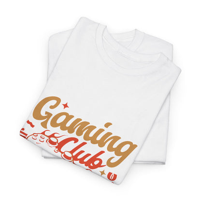 T-shirt con scritta “Gaming Club – I Just Need My Console”