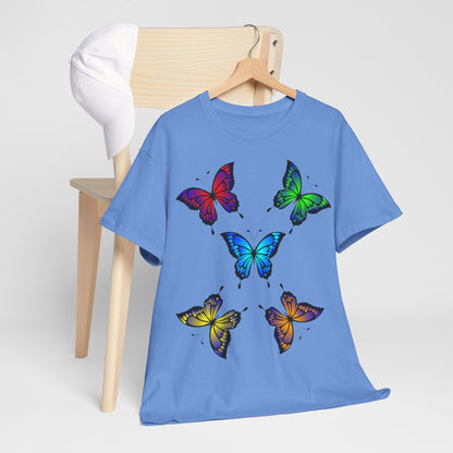 T-shirt con scritta "UrbanStride Butterfly Vibes