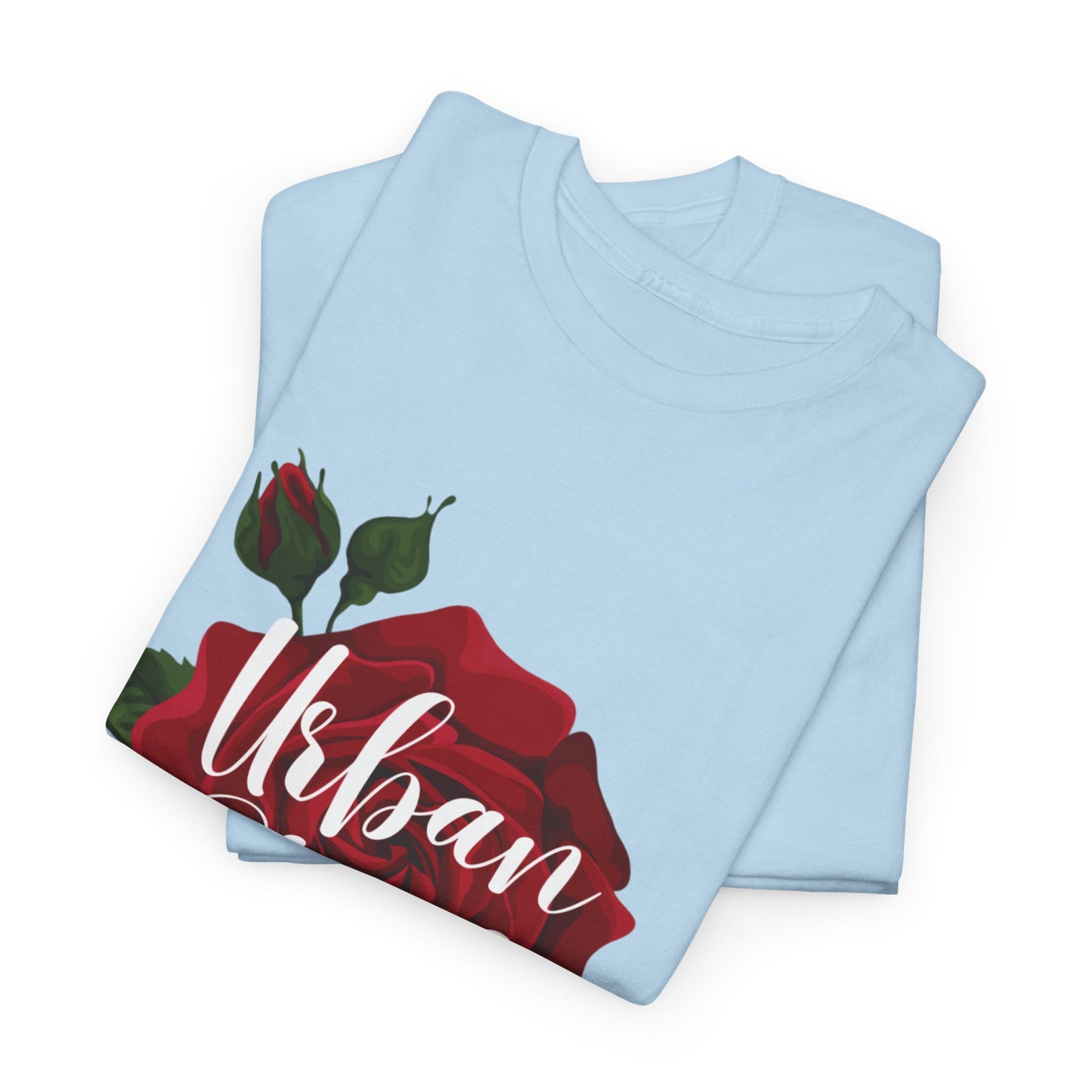 T-shirt con scritta "UrbanStride Vintage Flower