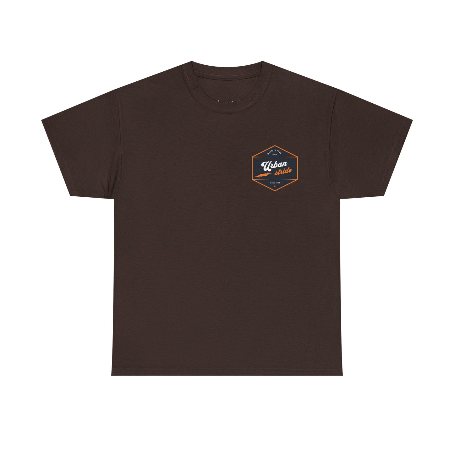 T-shirt Urban Stride® – Logo esagonale vintage in stile aviatore