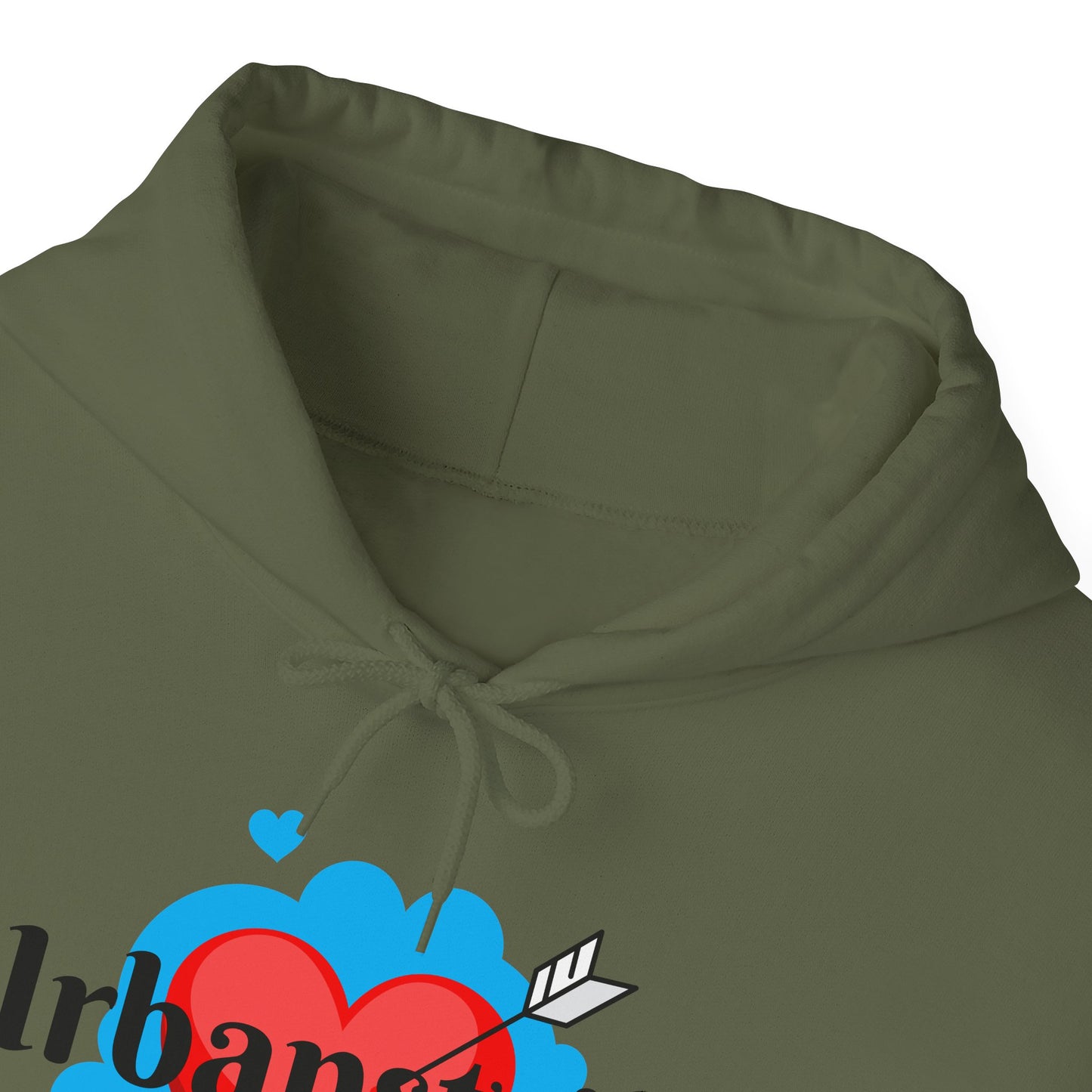 Felpa con logo "URBANSTRIDE" e cuore