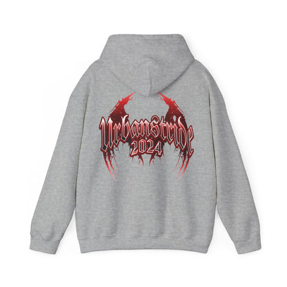 Felpa con scritta "Urbanstride 2024" red wings