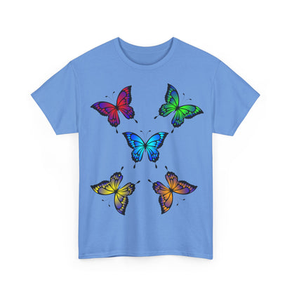 T-shirt con scritta "UrbanStride Butterfly Vibes